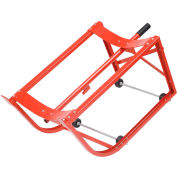 Global Industrial Standard Drum Cradle - 2-1/2" Polyolefin Wheels - For 55 Gal. Steel Drums