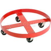 Global Industrial™ Drum Dolly for 30 Gallon Drum - Rubber Wheels 600 Lb. Capacité