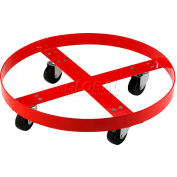Global Industrial™ Drum Dolly for 55 Gallon Drum - Rubber Wheels 600 Lb. Capacity