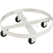 Global Industrial™ Stainless Steel Drum Dolly for 30 Gallon Drum - 800 Lb. Capacity