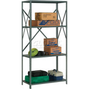 Global Industrial™ 4 Shelf, 20 Ga Open Steel Shelving Unit, 36 » L x 12"P x 73"H, Gris