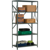 Global Industrial 5 Shelf, 20 Ga Open Steel Shelving Unit, 36"W x 18"D x 73"H, Gray