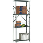 Global Industrial™ Steel Shelving 18 Ga 48"Wx30"Dx97"H Open Clip Style 4 Shelf