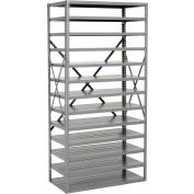 Global Industrial Steel Open Shelving 13 Shelves, No Bins, 36"L x 18"W x 73"H