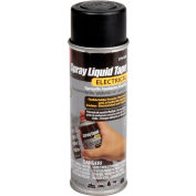 Gardner Bender LTS-400, Spray Liquid Electrical Tape, Black, English/Spanish; 6 oz/Can - Pkg Qty 6