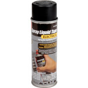 Gardner Bender LTS-400, Spray Liquid Electrical Tape, Black, English/Spanish; 6 oz/can - Pkg Qty 6