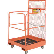 Plateforme d'entretien pour chariot élévateur, 48 x 40, facile à assmbler