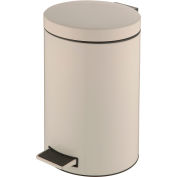 Global Industrial™ 3-1/2 Gallon Step On Trash Can - White