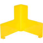 Steel Corner Guard With Safety First Message 24"H Center 24"L X 12"H Side