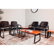 Interion® Rectangle Coffee Table 43" x 20" Cherry Top