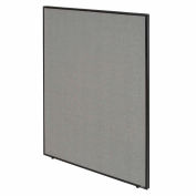 Interion® Bureau cloison panneau, 36-1/4" W x 72" H, gris