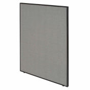 Interion® Bureau cloison panneau, 36-1/4" W x 60" H, gris