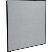 Interion® Office Partition Panel, 60-1/4"W x 60"H, Gray