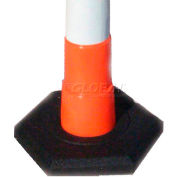 Base en caoutchouc en plastique 16 lb pour Navicade Delineator Post, Base uniquement