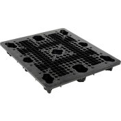 Global Industrial™ Rackable Nested Double Deck Pallet, Plastique, 4 voies, 48 « x40 », 2750 Lb Stat Cap