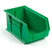 Global Industrial™ Plastic Stack & Hang Bin, 8-1/4"W x 14-3/4"D x 7"H, Vert, qté par paquet : 12