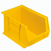 Global Industrial™ Plastic Stack & Hang Bin, 8-1/4"W x 13-5/8"D x 8"H, Jaune, qté par paquet : 12