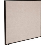 Interion® Office Partition Panel, 48-1/4"W x 42"H, Tan