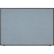 Interion® Bureau cloison panneau, 60-1/4" W x 42" H, bleu