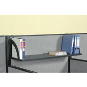 Interion® Hanging Shelf For 48"W Panel - Noir