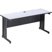 Interion® Rectangular Laminate Desk, 72", Gray