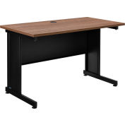 Bureau traditionnel Interion®, 48 » L x 24"P x 30"H, noyer