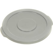 Global Industrial™ Plastic Trash Can Lid - Gris 10 gallons