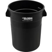 Global Industrial™ Plastic Trash Can - 32 Gallon Black