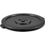 Global Industrial™ Plastic Trash Can Lid - 32 Gallon Noir