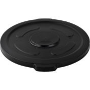 Global Industrial™ Plastic Trash Can Lid - 55 Gallon Noir