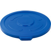 Global Industrial™ Plastic Trash Can Lid - 55 Gallon Bleu