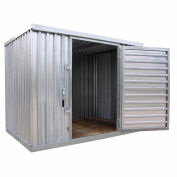 Hangars de stockage extérieure en acier galvanisé 9'1-1/2" W x 12' 9" D x 7'1 "H