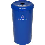 Witt Industries Recycling Can, 20 gallons, Bleu