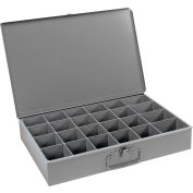 Boîte à compartiments en acier Durham 102-95 – 24 compartiments 18 x 12 x 3, qté par paquet : 4