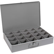 Durham Steel Scoop Compartment Box 111-95 - 20 Compartments 18 x 12 x 3 - Pkg Qty 4