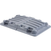Global Industrial™ Gray Lid for Blue Recycling 1/2 Cubic Yard Tilt Truck