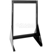 Quantique doublé étage face Stand QFS224 pour vider les poubelles - 24 po H