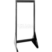 Quantique doublé étage face Stand QFS248 pour vider les poubelles - 48 po H