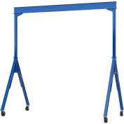 Adjustable Height Steel Gantry Crane, 15'W x 8'6"-14'H, 4000 Lb. Capacity
