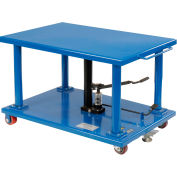 Global Industrial™ Work Positioning Post Lift Table Foot Control 2000 Lb. Cap. Plate-forme 36x24