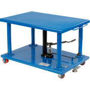 Global Industrial™ Work Positioning Post Lift Table Foot Control 2000 Lb. Cap. 48x32 Platform