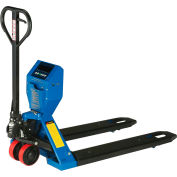 Global Industrial™ Low-Profile Pallet Jack Scale Truck, 27"W x 48"L Forks, 5000 Lb. Capacity