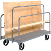 Global Industrial™ Panel, Feuille et Camion de bois d’œuvre avec plate-forme tapissée de 2000 lb