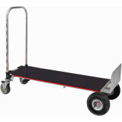 Magliner® Gemini XL XLSP 2-in-1 Convertible Hand Truck with Deck - Pneumatic Wheels