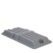 Global Industrial™ Gray Lid for Blue Recycling 1 Cubic Yard Tilt Truck