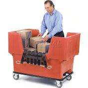 Accès facile de Dandux rouge 18 boisseau plastique Mail & boîte de camion 51166718R-5 s avec Cargo Net