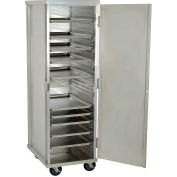 Nexel®  ETC2127 Enclosed Mobile Transport Cabinet, 68"H, 40 Pan Capacity, Aluminum