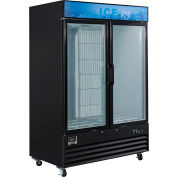 Nexel® Ice Merchandiser, 2 portes battantes en verre, 45 pi³