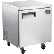 Nexel® Réfrigérateur sous comptoir, Porte pleine, 5,5 pi³, acier inoxydable