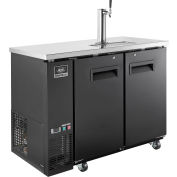 Nexel® Beer Dispenser Cooler w / Single Tap Dispenser, 11,8 Cu. Ft., Noir